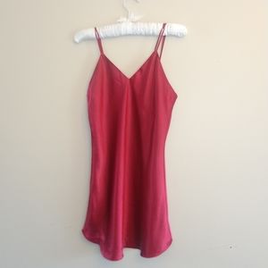 La Senza Burgundy Red Chemise Slip